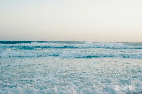 高清摄影 清晨海浪