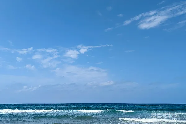 高清摄影 晴空下的海浪