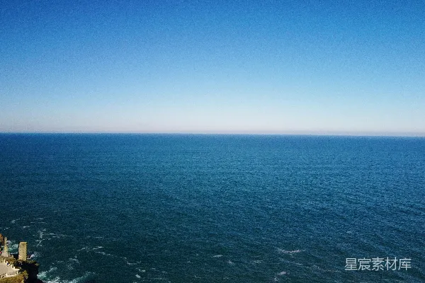 高清摄影 无尽的海景与蓝天
