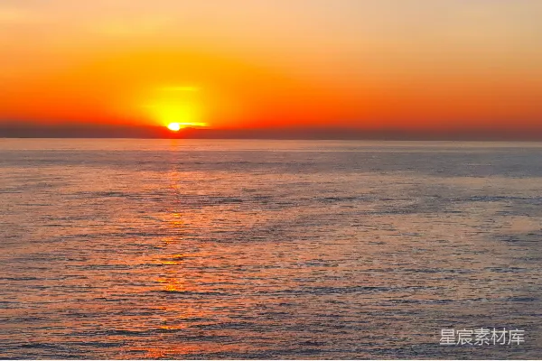 高清摄影 夕阳海景