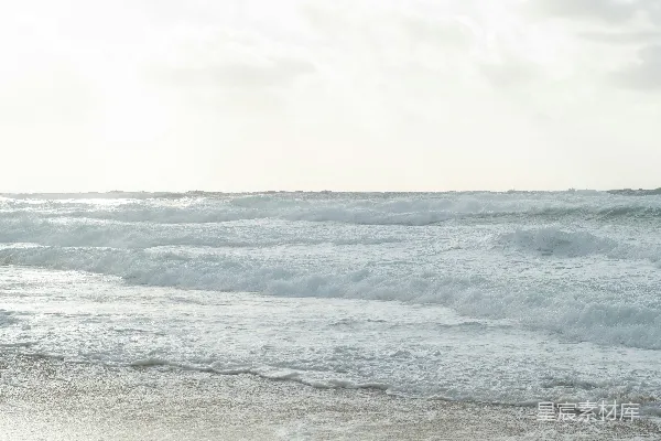 高清摄影 海岸边的浪花