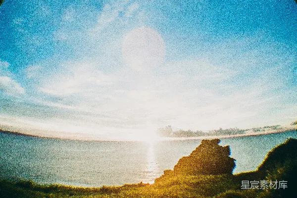高清摄影 航窗外的海岸风景
