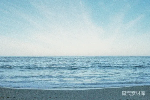 高清摄影 宁静的海岸线