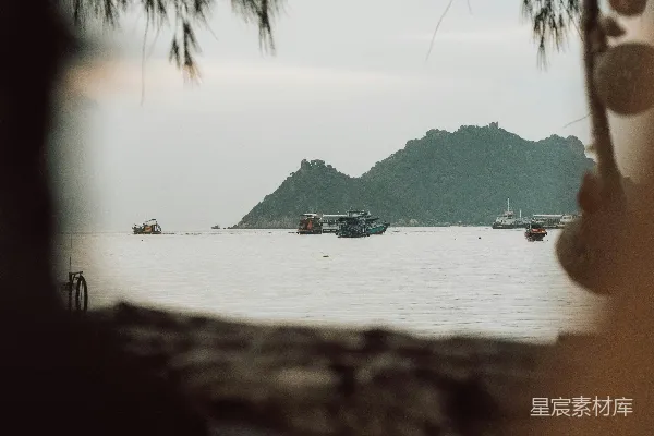 高清摄影 海边的静谧与自然