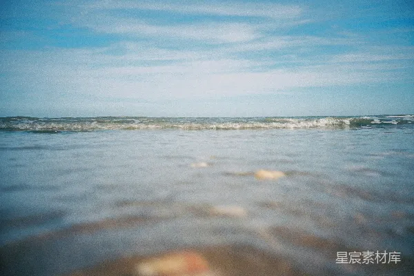 高清摄影 海浪与沙滩
