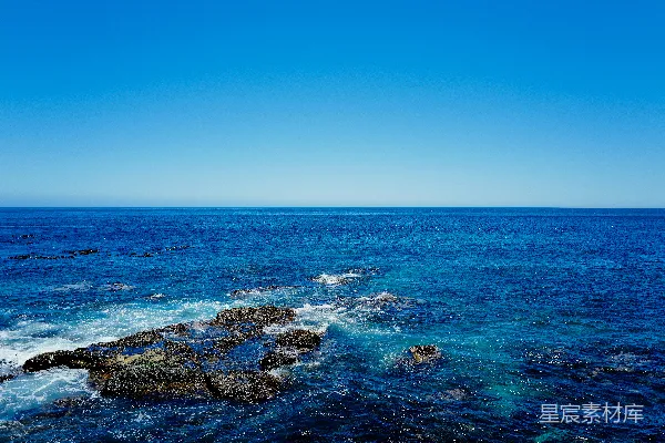 高清摄影 蓝色海岸：宁静的海景