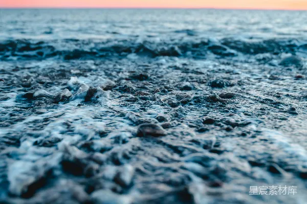 高清摄影 海浪与日落