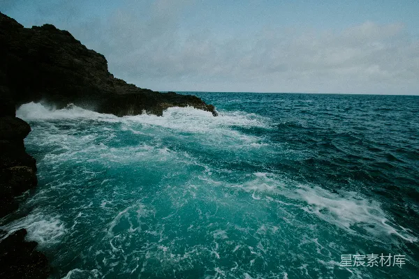 高清摄影 海岸波涛