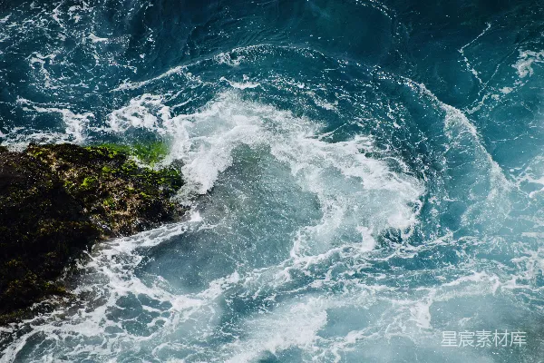 高清摄影 海浪与岩石