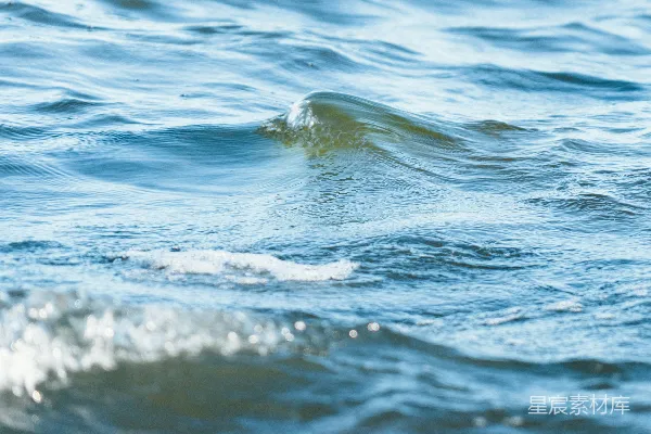 高清摄影 海浪的宁静时刻
