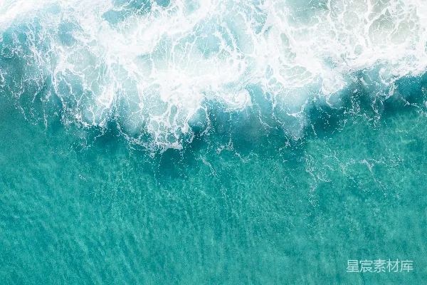 高清摄影 海浪从上空俯瞰