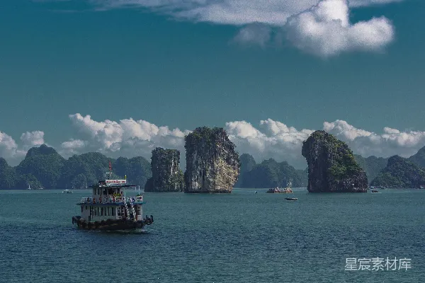 高清摄影 越南下龙湾的壮丽景色