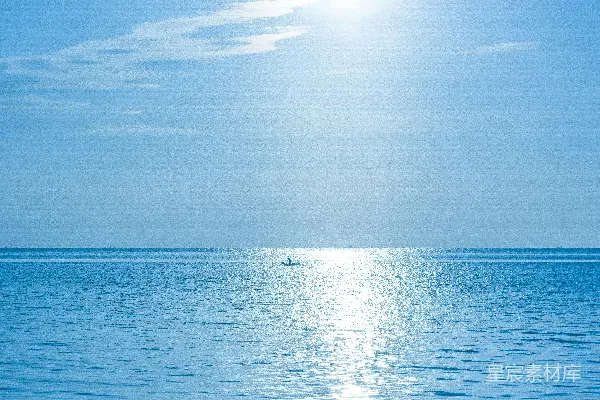 高清摄影 静谧的海天一色