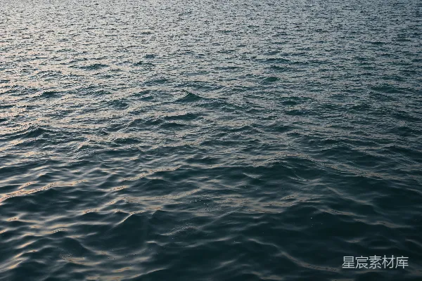 高清摄影 夕阳下的海面