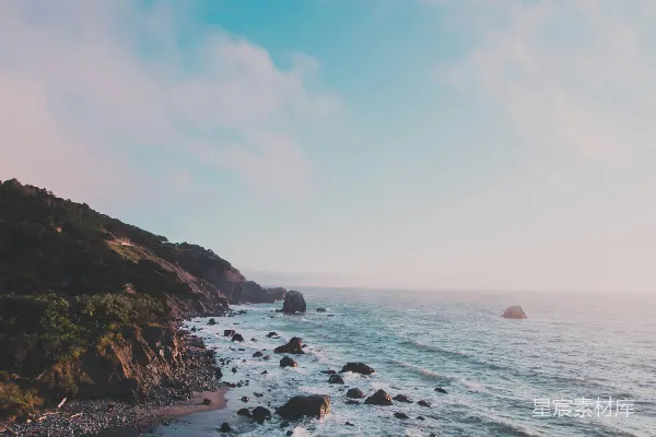高清摄影 海岸线的壮丽景色