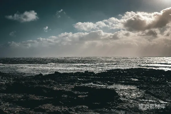 高清摄影 海岸的光影