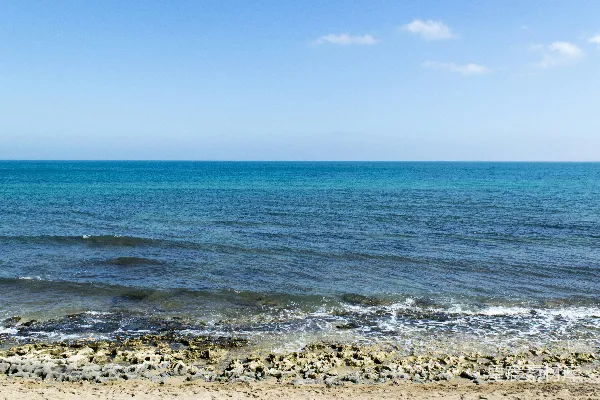 高清摄影 清澈海景与岩石海岸