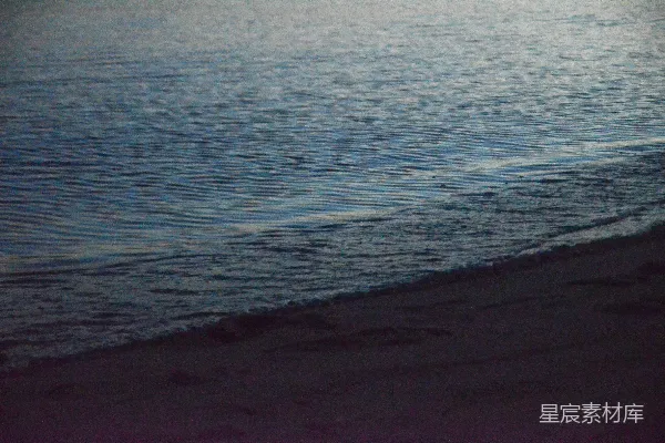 高清摄影 黄昏海岸线