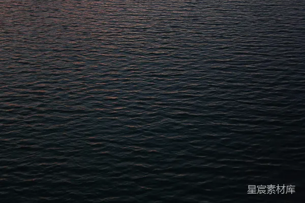 高清摄影 夕阳下的海面