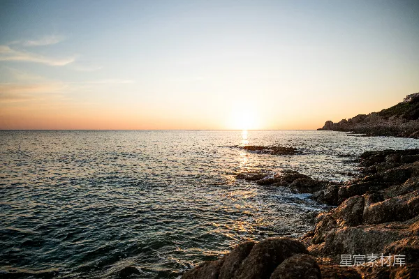高清摄影 日落海景