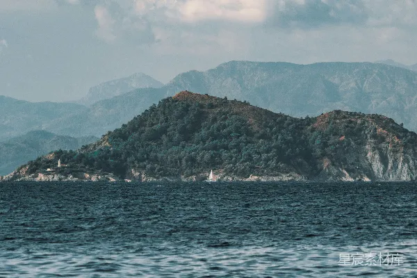 高清摄影 宁静的海岛风光