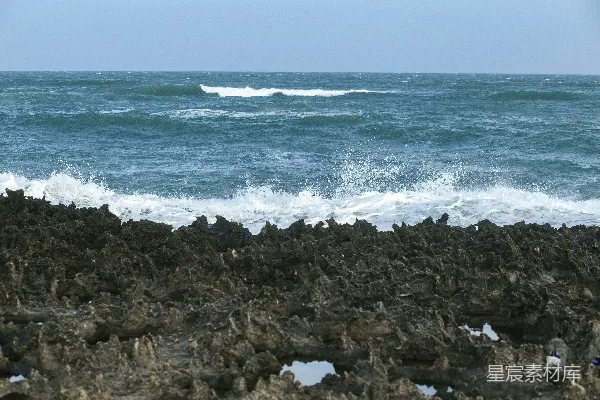 高清摄影 海岸浪花