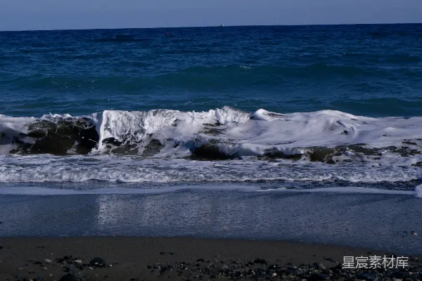 高清摄影 海滩上的海浪