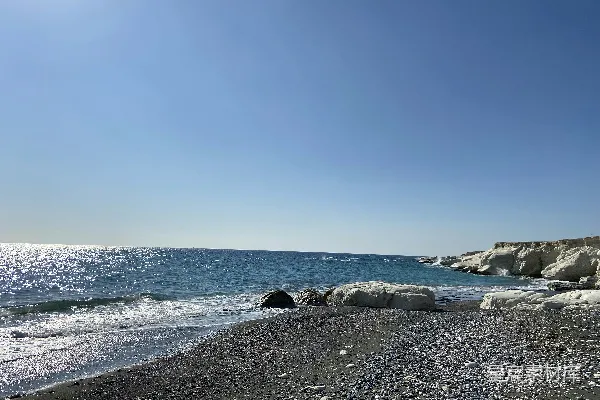 高清摄影 阳光下的海滩