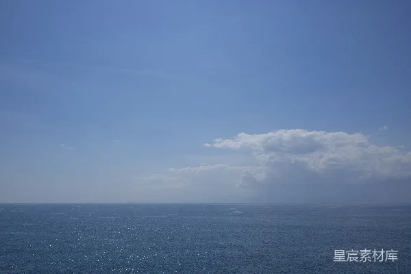 高清摄影 宁静的海洋与蓝天