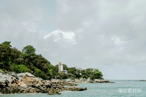 高清摄影 海岸边的宁静景色