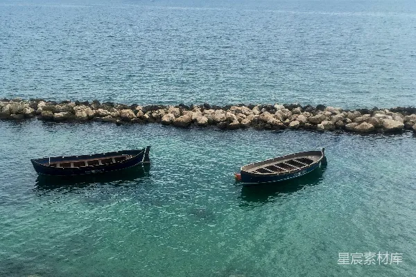 高清摄影 静谧海港的宁静时光