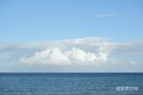 高清摄影 海天一色的宁静美景
