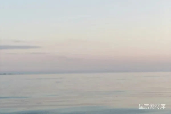 高清摄影 晨曦中的宁静海面