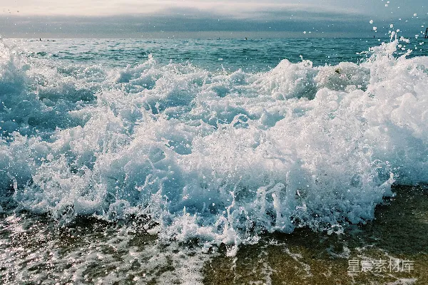 高清摄影 海浪拍岸的瞬间
