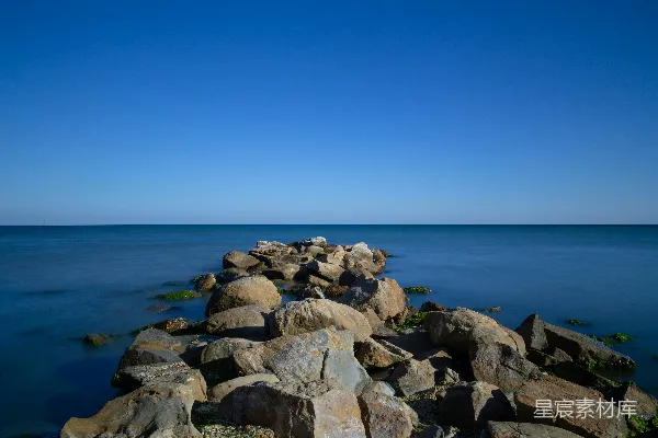 高清摄影 静谧的海岸线
