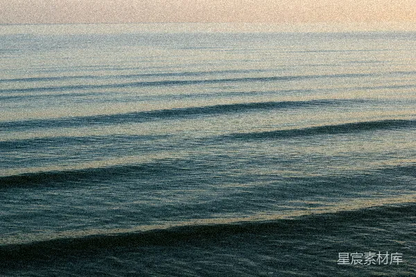 高清摄影 晨曦中的海浪