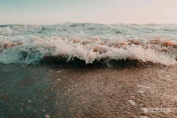 高清摄影 海浪与沙滩