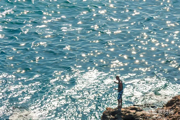 高清摄影 海边的宁静时光