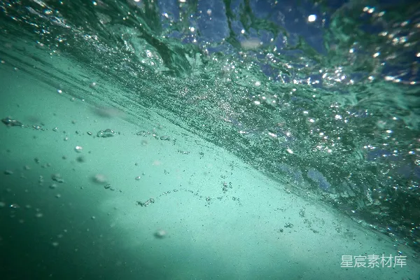 高清摄影 水下波浪