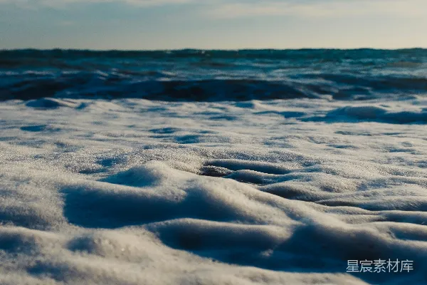 高清摄影 海浪泡沫