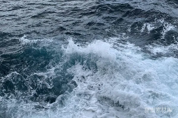 高清摄影 海浪拍打的场景