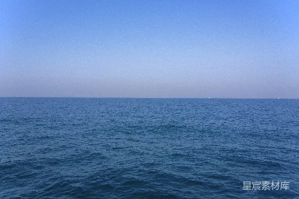 高清摄影 宁静的海平线