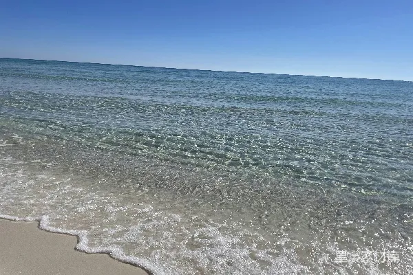高清摄影 清澈的海滩与宁静的海景