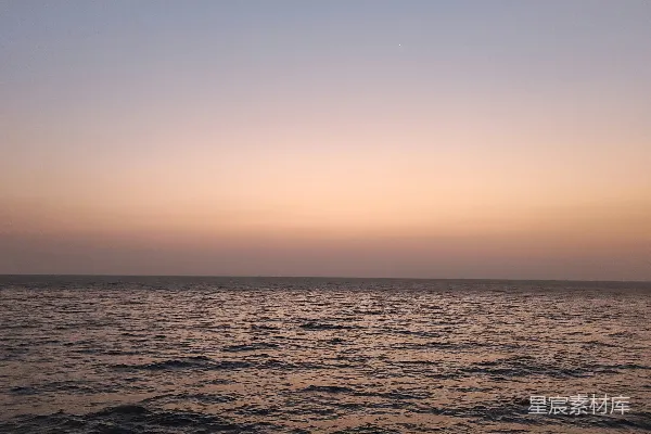 高清摄影 日落时分的海景