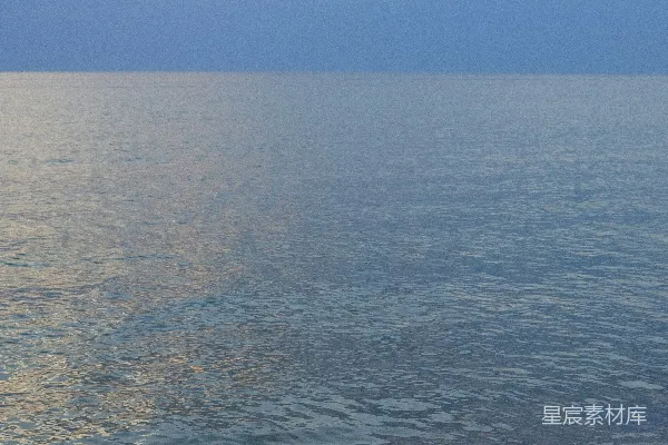 高清摄影 静谧的海滩日落
