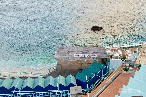 高清摄影 海边的度假胜地