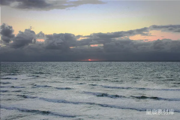 高清摄影 夕阳海景