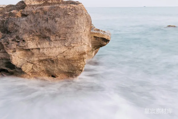 高清摄影 海岸巨石