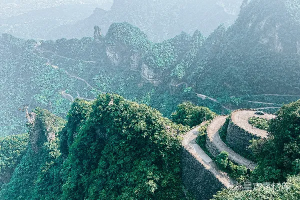 高清摄影 张家界天门山全景