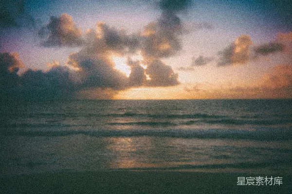 高清摄影 日落时分的海景